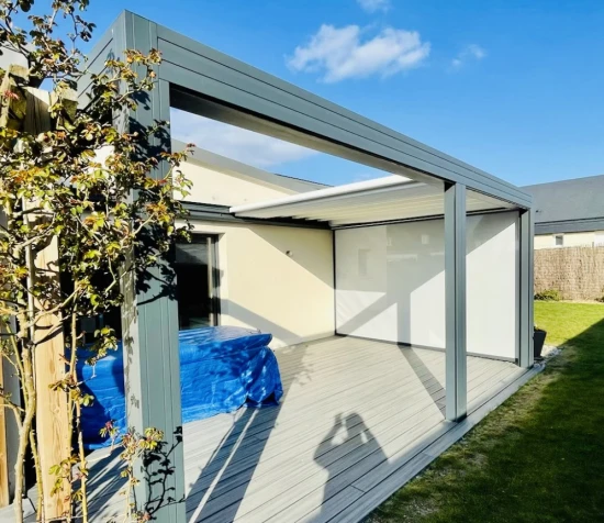 Installation d'une pergola &agrave; Bonchamp-l&egrave;s-Laval